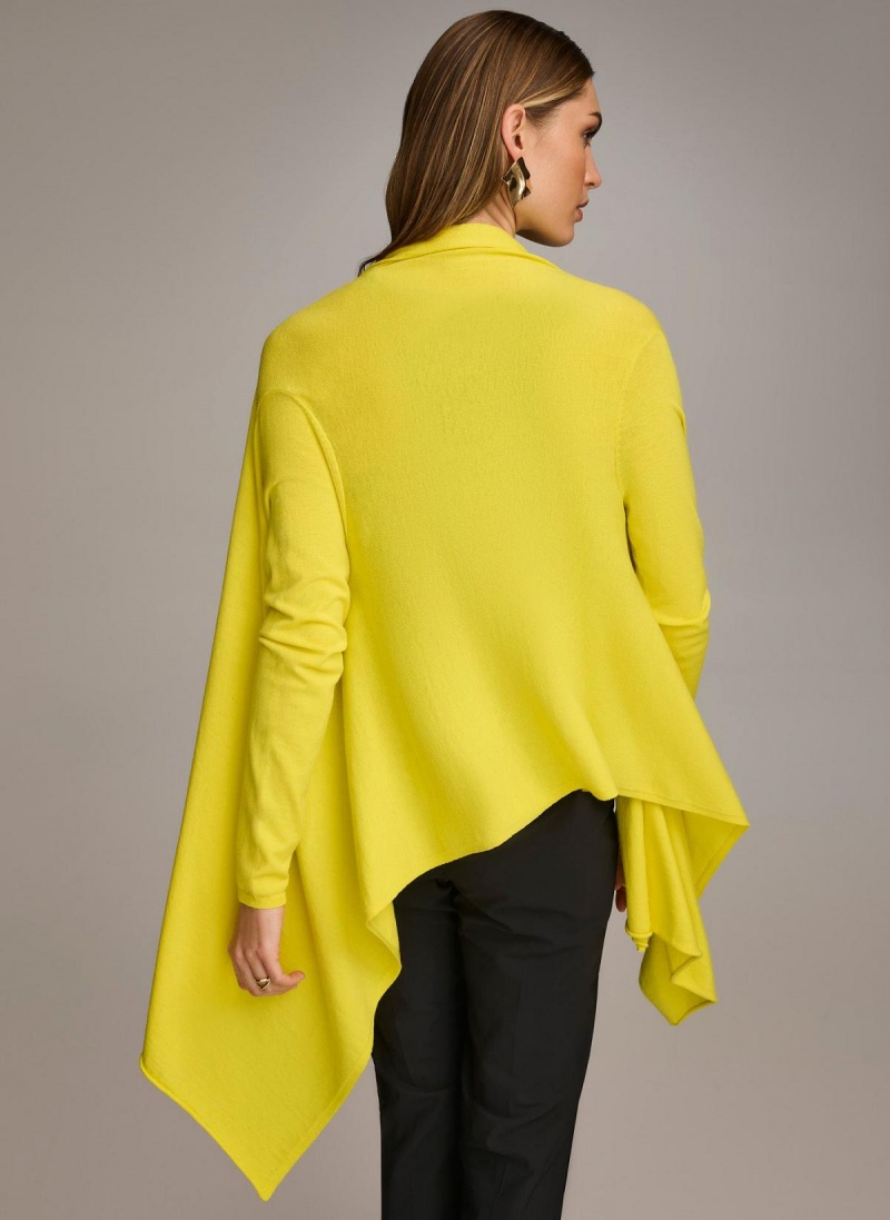 Sweaters and Tops Donna Karan Drape Cardigan Colorati | RO_DK13944